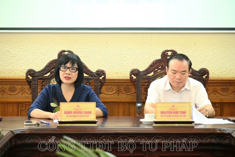 Họp Ban Thường vụ Đảng ủy tháng 9/2023: Các mặt công tác Đảng đạt nhiều kết quả nổi bật