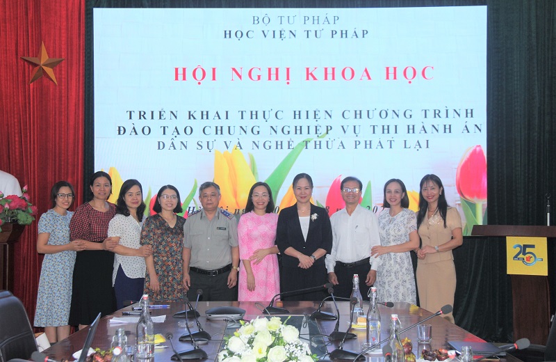 Triển khai thực hiện Chương trình đào tạo chung nghiệp vụ thi hành án dân sự và nghề thừa phát lại