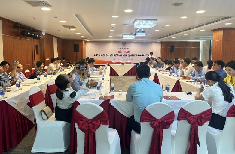 Hội thảo cho ý kiến đối với dự thảo Nghị định về Công tác xã hội