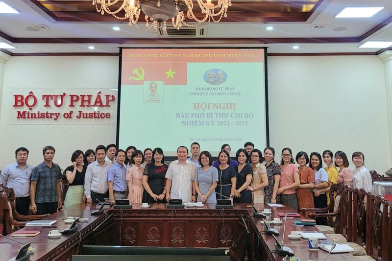 Chi bộ Vụ Tổ chức cán bộ tổ chức Hội nghị bầu Phó Bí thư Chi bộ nhiệm kỳ 2022 – 2025