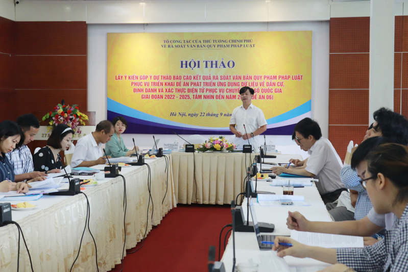 Đảm bảo tiến độ rà soát văn bản phục vụ triển khai Đề án 06