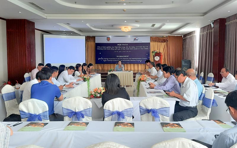 Hội thảo Chia sẻ kinh nghiệm của Nhật Bản trong Chương trình hành động QG thực hành kinh doanh có trách nhiệm