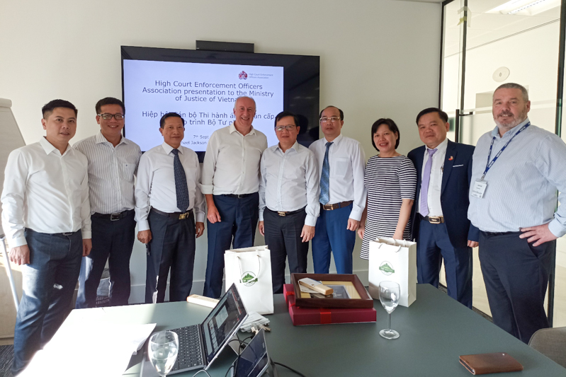 Tăng cường hợp tác trong lĩnh vực thi hành án dân sự giữa Bộ Tư pháp Việt Nam với Vương quốc Anh