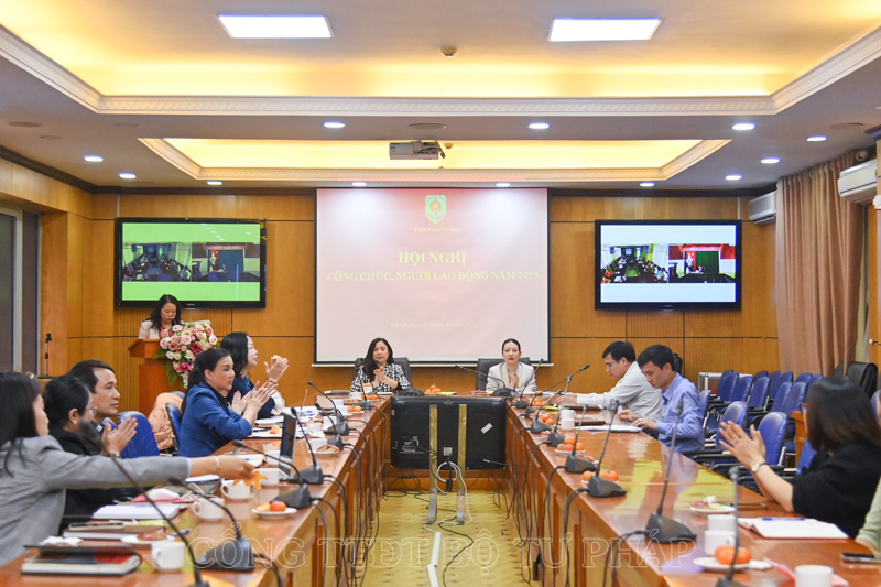 Văn phòng Bộ tổ chức Hội nghị công chức, người lao động năm 2023