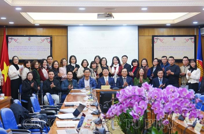 Bộ Tư pháp họp báo Quý IV-2023, gặp mặt nhà báo, phóng viên, cơ quan báo chí dịp Tết nguyên đán 2024