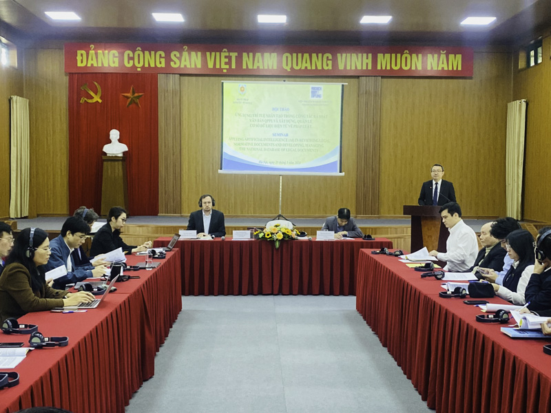Ứng dụng trí tuệ nhân tạo trong công tác rà soát VBQPPL và xây dựng, quản lý CSDL về pháp luật