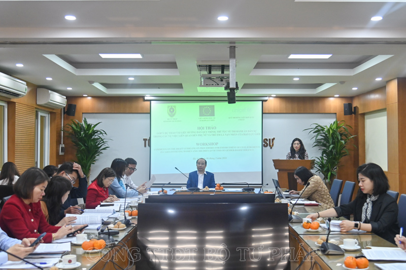 Bảo vệ tốt hơn cho phụ nữ, trẻ em là nạn nhân của bạo lực giới trong quá trình tổ chức THADS
