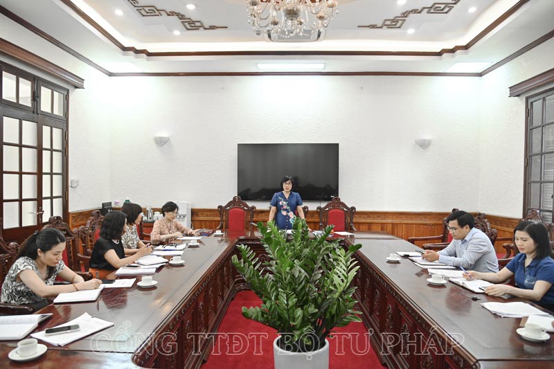 Vụ Pháp luật Hình sự - Hành chính: đẩy mạnh ứng dụng công nghệ thông tin, hợp tác quốc tế