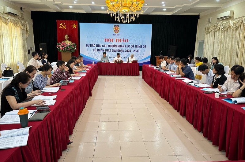 Tổ chức Hội thảo “Dự báo nhu cầu nguồn nhân lực có trình độ cử nhân luật giai đoạn 2025 – 2030”