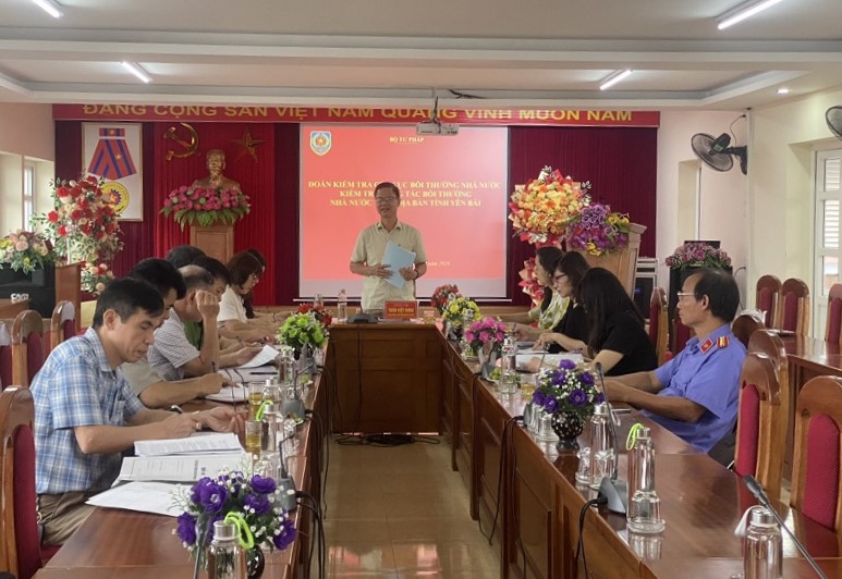 Kiểm tra việc thực hiện công tác bồi thường nhà nước trên địa bàn tỉnh Yên Bái