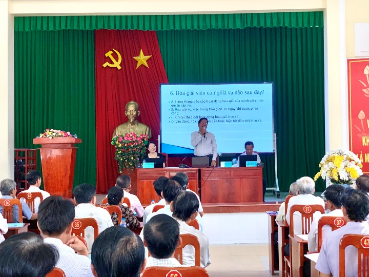 Sở Tư pháp Đồng Tháp tổ chức Hội nghị tập huấn chuyên đề hòa giải ở cơ sở năm 2024