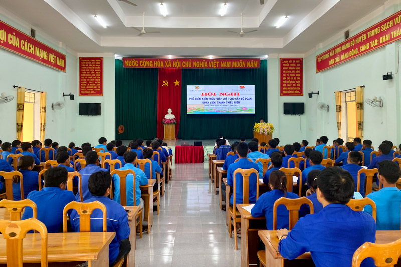 STP Gia Lai: Tổ chức hội nghị phổ biến kiến thức pháp luật cho cán bộ đoàn, đoàn viên, thanh thiếu niên