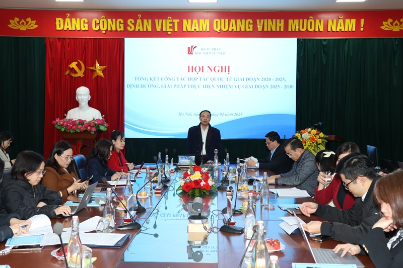 Học viện Tư pháp: Tổng kết công tác hợp tác quốc tế giai đoạn 2020-2025