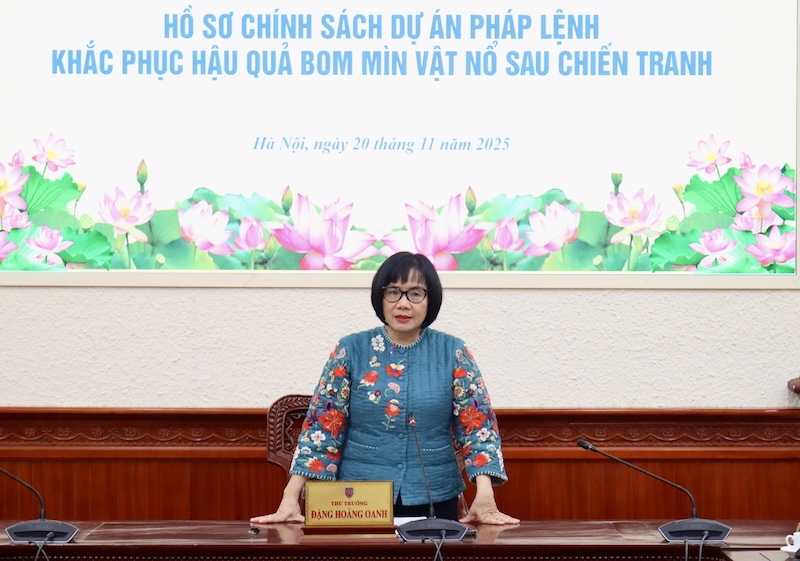 Hoàn thiện chính sách khắc phục hậu quả bom mìn, hướng tới xây dựng luật chuyên ngành