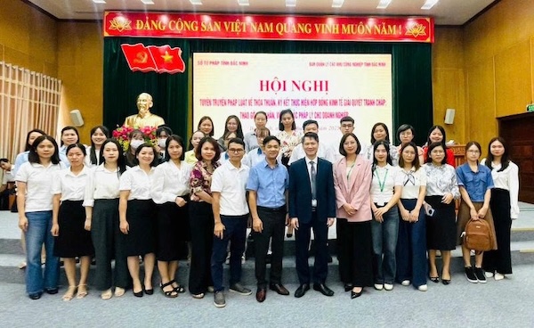 Ngành Tư pháp tỉnh Bắc Ninh góp phần tích cực vào sự phát triển kinh tế - xã hội của địa phương