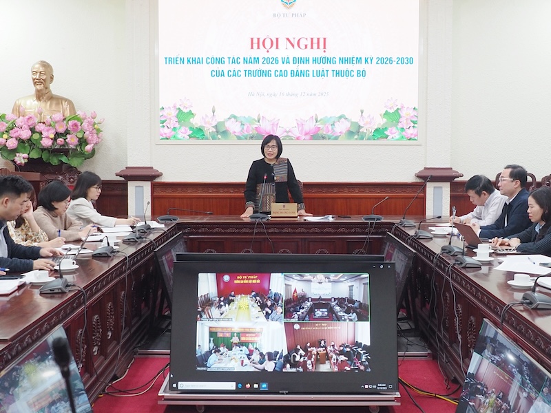 Các Trường Cao đẳng Luật là “cánh tay nối dài” của Bộ Tư pháp trong đào tạo nguồn nhân lực pháp luật