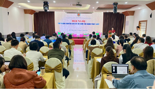 Hội nghị tập huấn chuyên sâu về tổ chức thi hành pháp luật