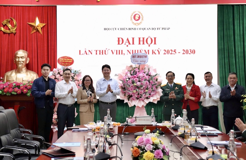 Tổ chức thành công Đại hội Hội Cựu chiến binh cơ quan Bộ Tư pháp lần thứ VIII, nhiệm kỳ 2025-2030