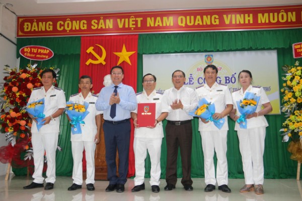 Công bố quyết định thành lập THADS TP Cần Thơ và các quyết định về công tác cán bộ