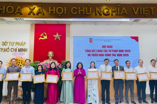 Sở Tư pháp TP HCM triển khai công tác năm 2026