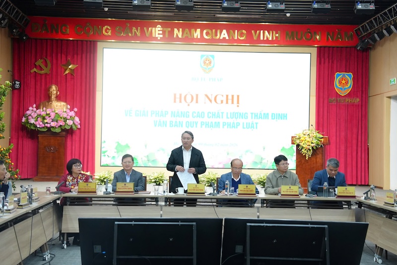 Tiếp tục tập trung nâng cao chất lượng thẩm định văn bản quy phạm pháp luật