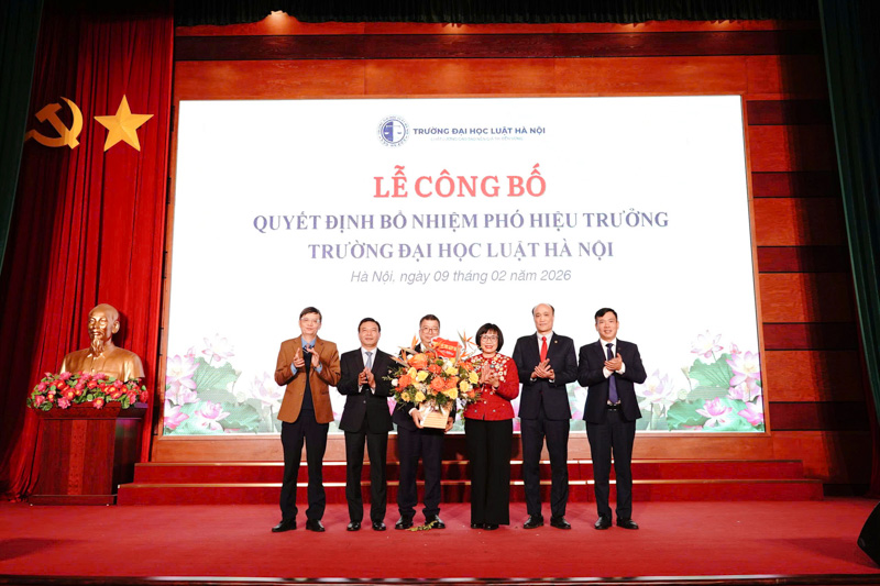 Trường Đại học Luật Hà Nội có tân Phó Hiệu trưởng