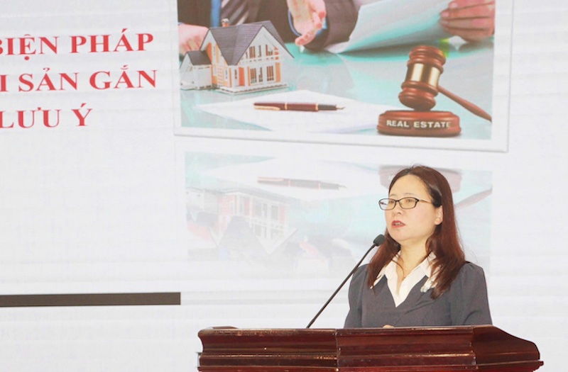 Tập huấn nâng cao hiệu quả áp dụng, thi hành pháp luật về đăng ký biện pháp bảo đảm