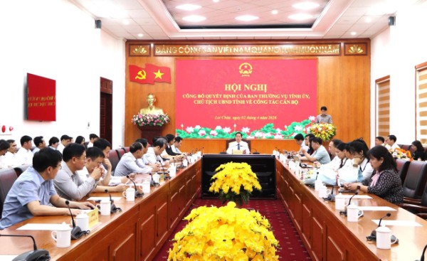 Lai Châu có tân Giám đốc Sở Tư pháp