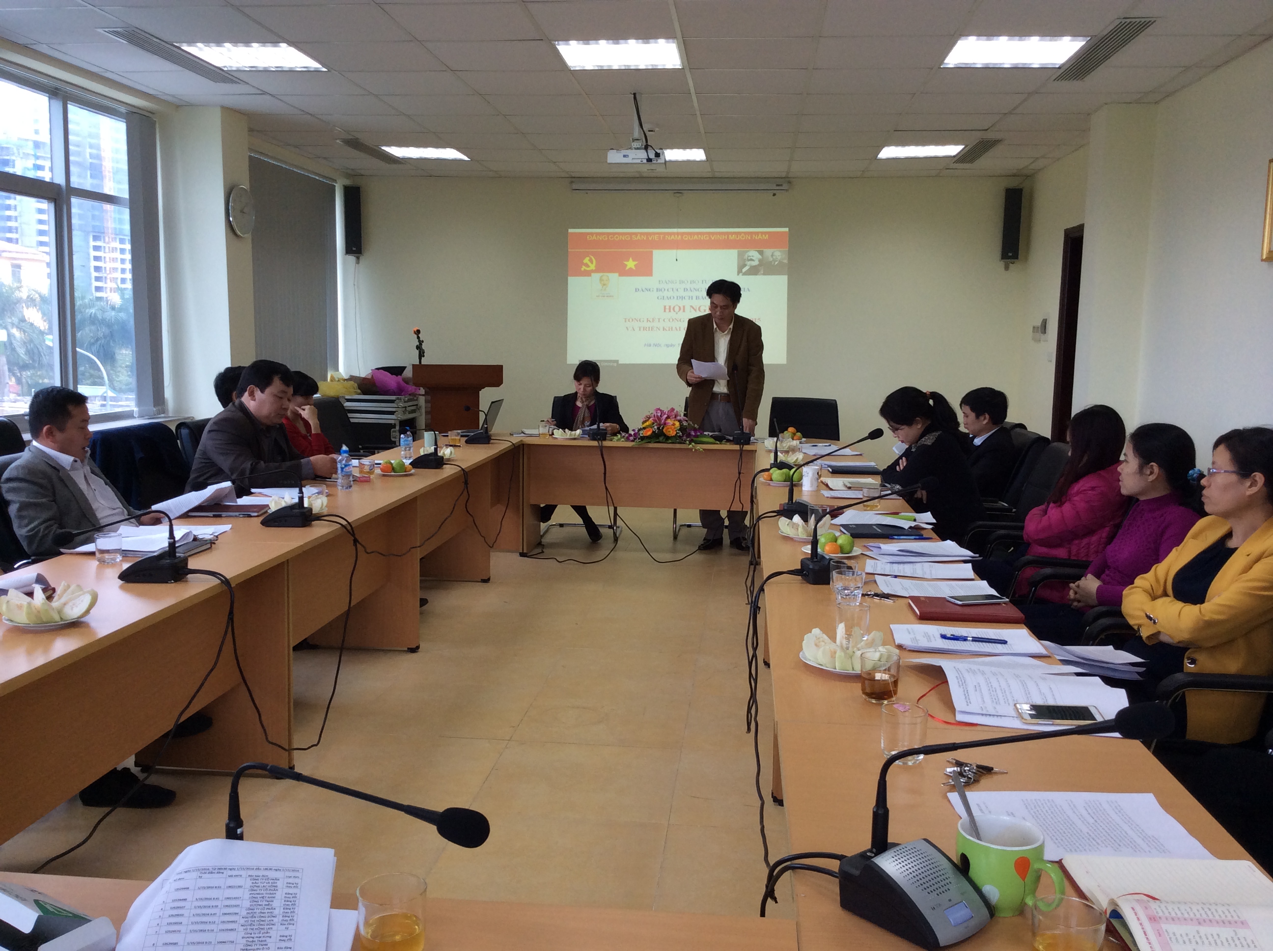 Đảng bộ Cục ĐKQGGDBĐ tổ chức thành công Hội nghị tổng kết năm 2015 và triển khai công tác Đảng năm 2016